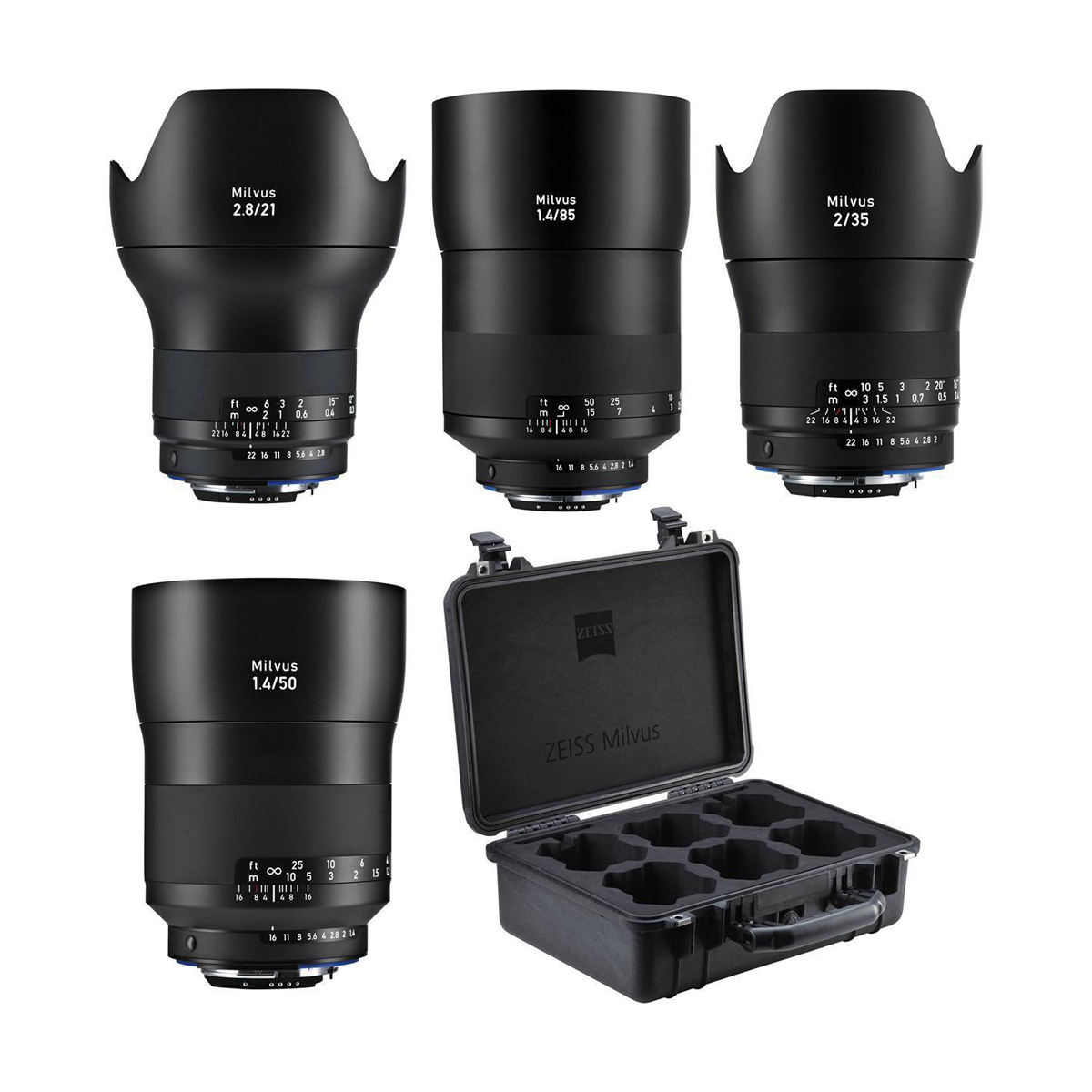 Zeiss Milvus - 21mm, 35mm, 50mm, 85mm